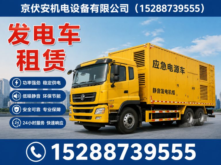 黄南静音发电车租赁展示图